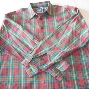Bimini Bay Outfitters Plaid Long Sleeve Shirt